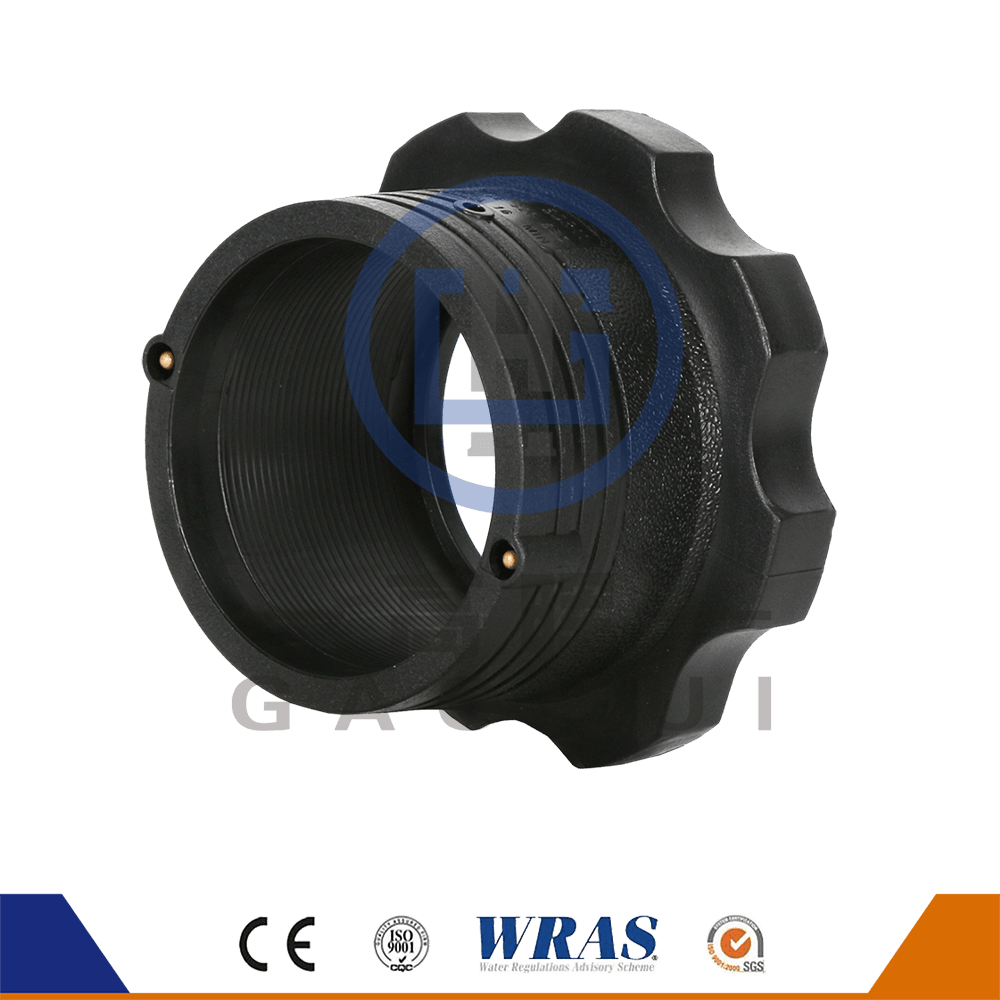 Adattatore flangia della flangia di moletta elettro fusione modellata HDPE per l'approvvigionamento dell'acqua